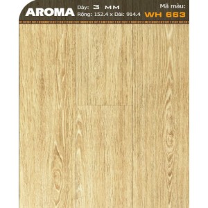 Sàn nhựa vân gỗ AROMA WWH663